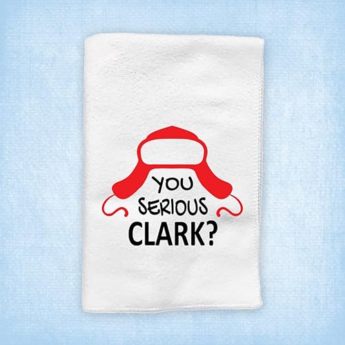 Miniatura 7 de Decoración de Navidad Toallas decorativas de cocina y baño para manos En serio Clark Novedad de invierno de Navidad Toalla blanca para