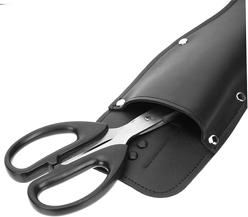 Miniatura 4 de Happyyami Pinza de podadora de cuero para tijera, abrazaderas de inglete para recortar alicates, soporte para herramientas de caza, protector de