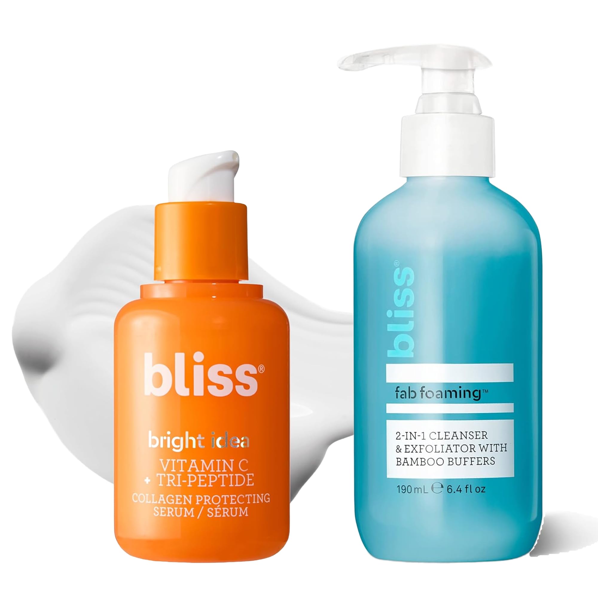 Amazon.com: Bliss Bright Idea Vitamin C Serum + Fab Foaming 2-in-1