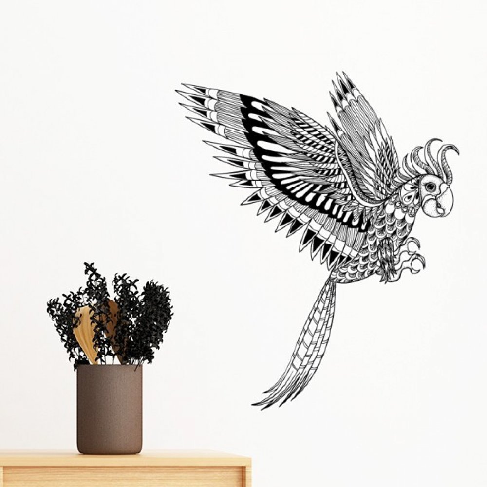 Oiseau volant sticker mural pour créer une ambiance zen dans votre chambre à coucher