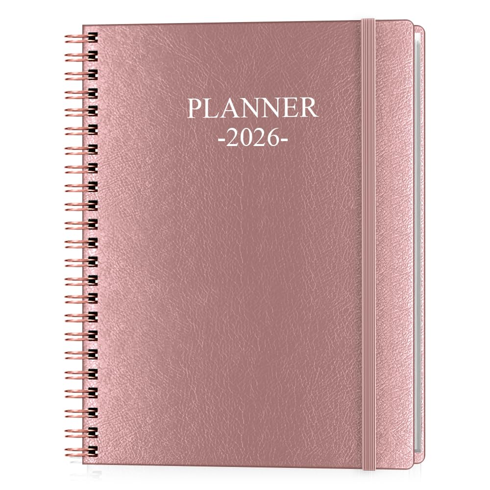 Planer 2023-2024 – planer tygodniowy i miesięczny od lipca 2023 do czerwca 2023 r., 23 x 28 cm, 12 zakładek miesięcznych, strony na notatki, kieszeń wewnętrzna, elastyczna okładka z podwójnym drutem