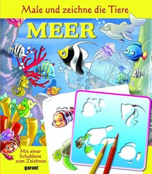 Paperback Schablonenbuch Meer [German] Book