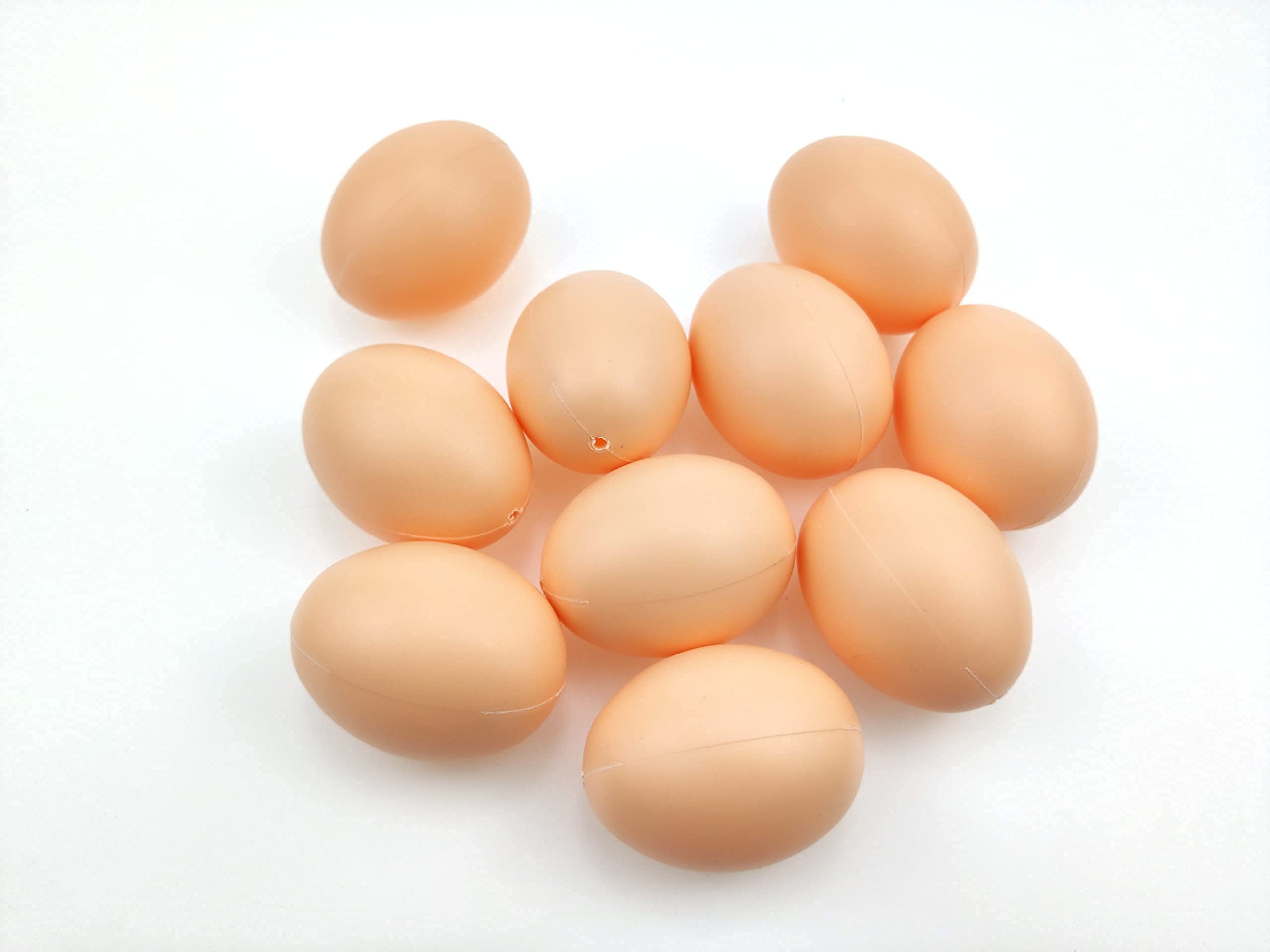 Huevos falsos 10 huevos de gallina simulados herramienta agrícola aves de corral maniquí nido plástico