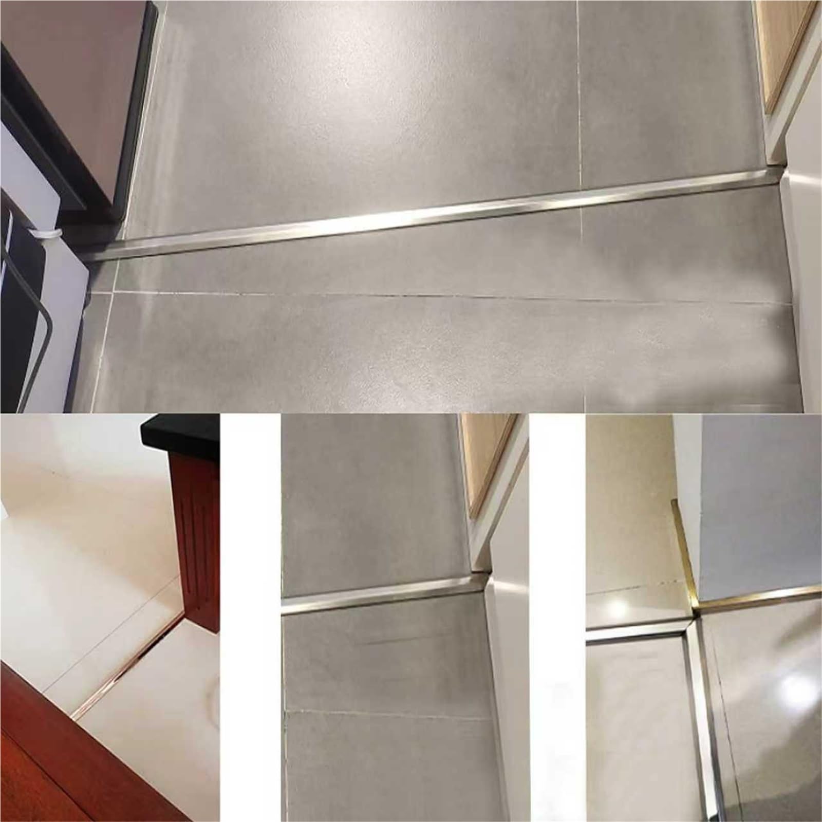 calpestabile passacavi Copertura Per Cavi Con Protezione Per Cavi Lunga 50, 100, 150 E 180 Cm, Copricavo In Acciaio Inossidabile Verniciabile, Canalina In(B-2 pcs,L Outer Width 180cm x 80mm)