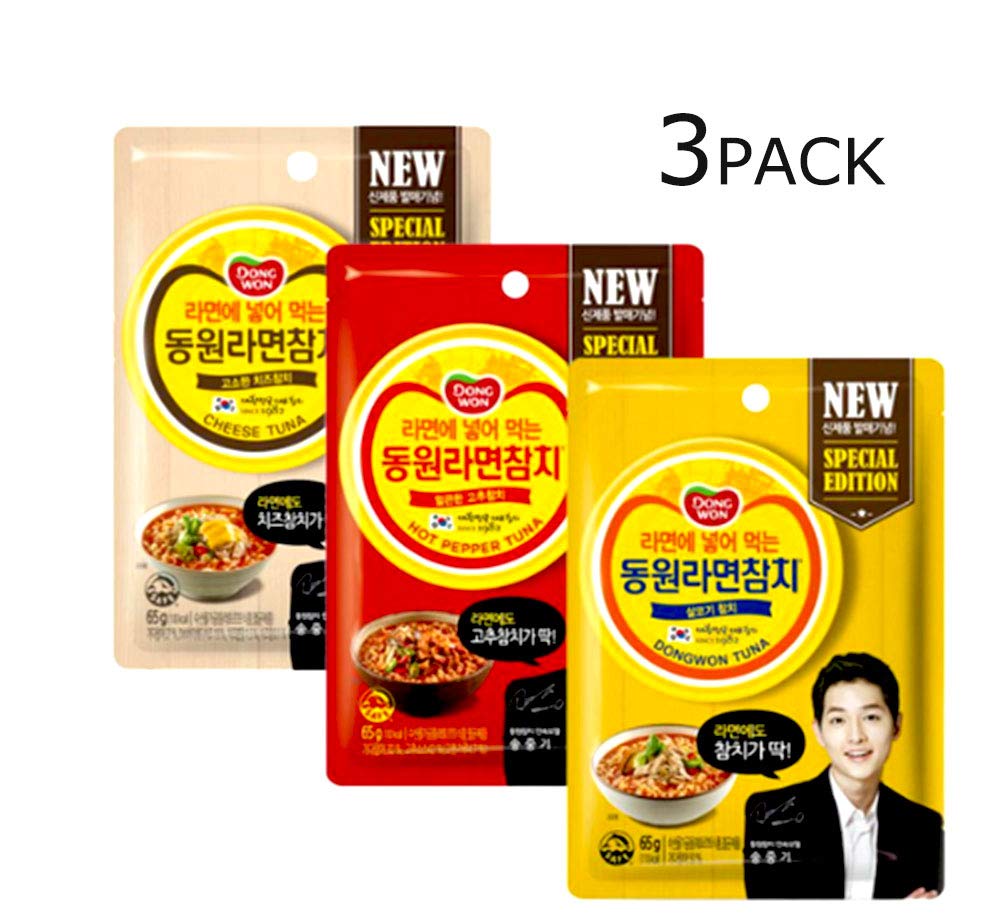 Buy Spicy Ramen Topping, Korea Ramen Tuna Topping Variety 3 packs (Tuna