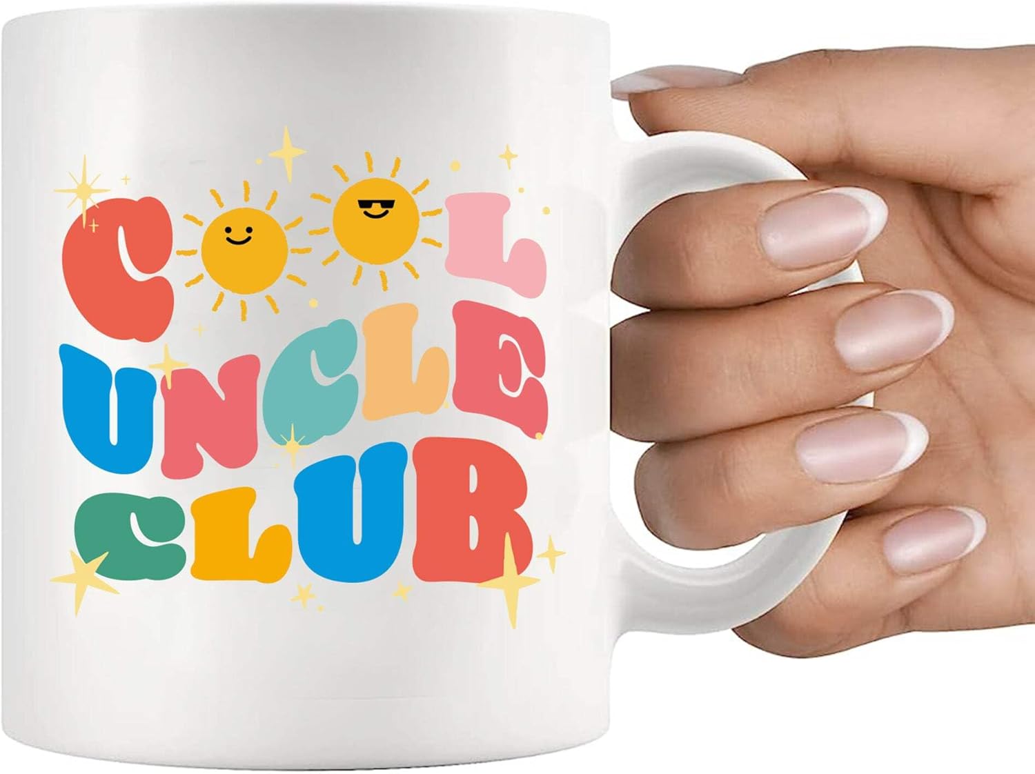 Cool Uncle Club Uncle Gifts Funny Tio Gifts From Niece Nephew Fathers Day From Sister Brother Funcle Birthdays Family Reunion Ceramic Mug 11 oz White 11 oz - Image 7