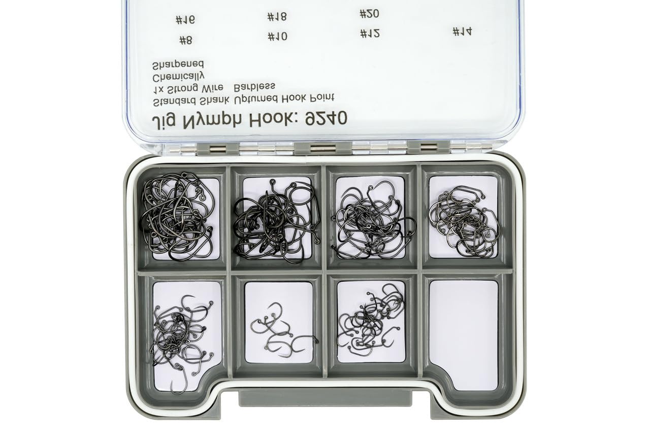 Kingfisher Fly Fishing Wide Gap Jig Fly Fly Tying Hook Barbless