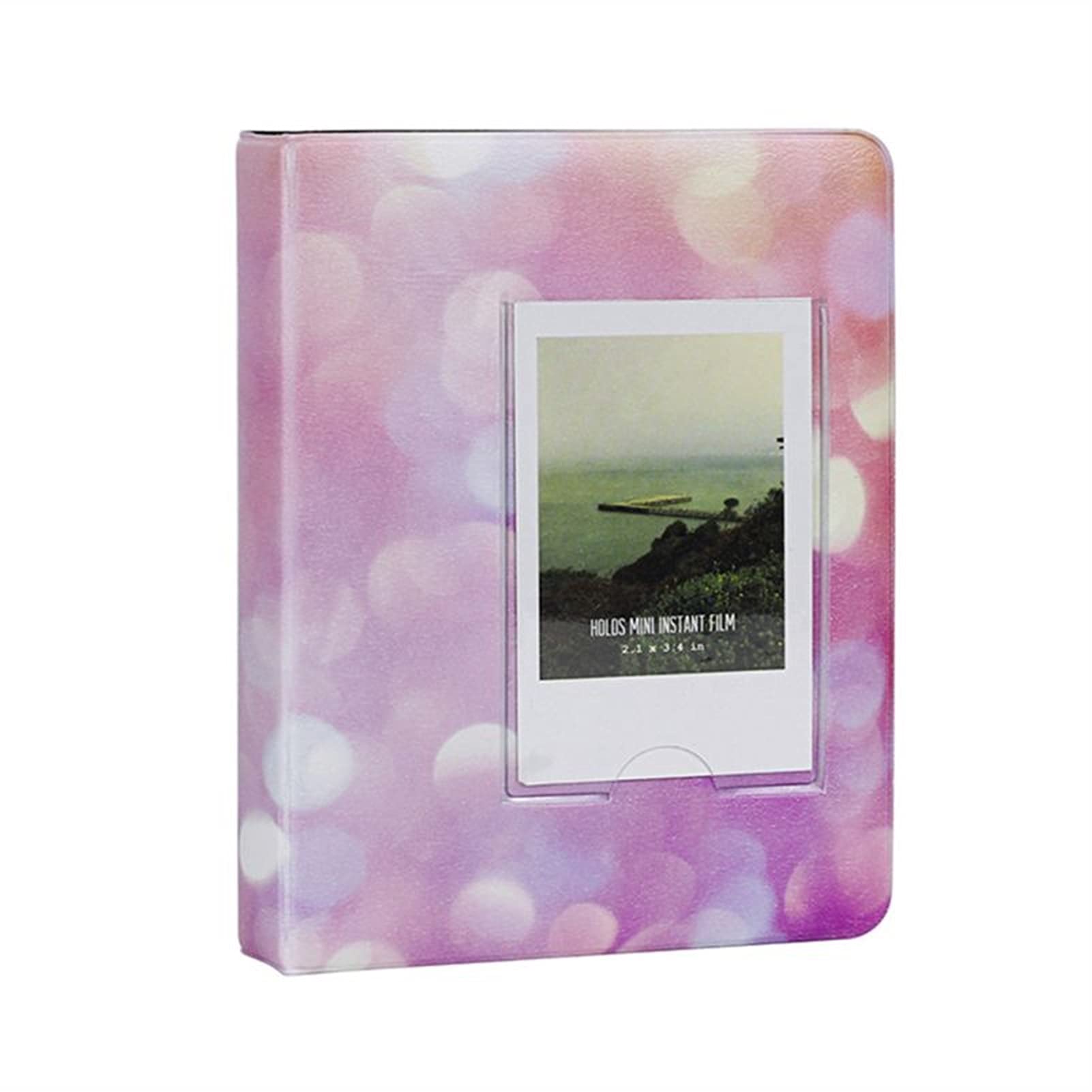Album zdjęć Album fotograficzny 64 kieszenie 3 cal gwiaździsty niebo zdjęcie Book album Wedding Księga gości Pamięć książka obecny prezent dla mamy tata przyjaciel Album ze zdjęciami (Color : Pink)