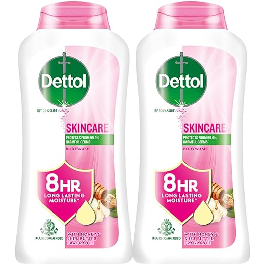 Dettol Bodywash 8h Moisturization 250ml Pack of 2