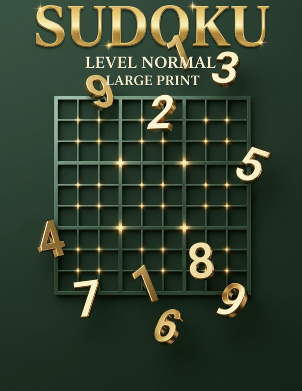 Sudoku Puzzle Book for Adults: Level Normal: 80 Large Print Puzzles with Solutions - Brain Games for Seniors and Adults - 8.5 x 11 Inches