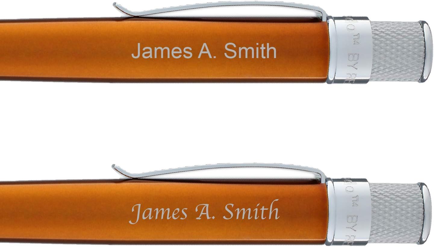 Retro 51 Engraved/Personalized Tornado Collection 'Orange' Rollerball Pen - Custom Engraving VRR-1302