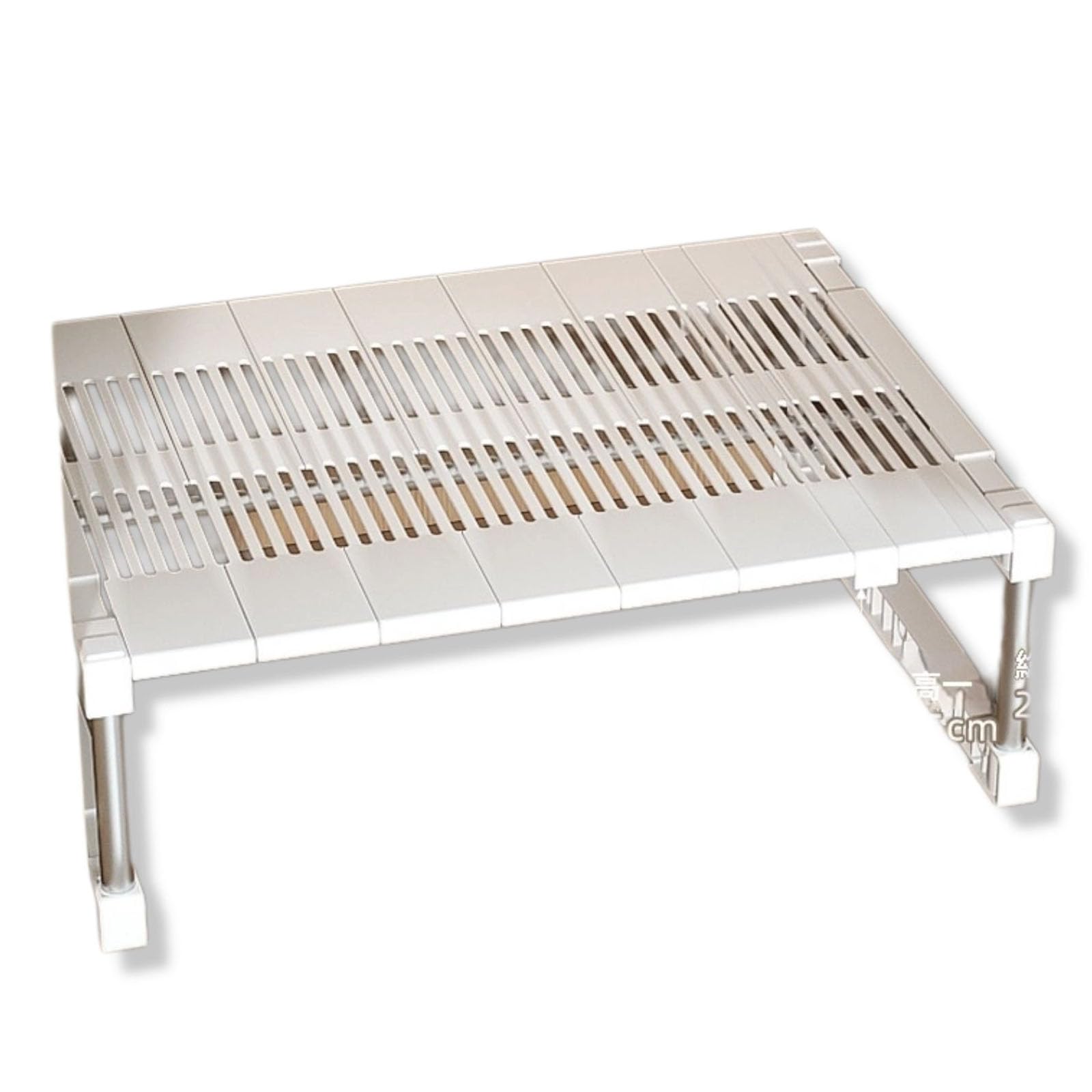 Divisores de estantes para armario blanco extensibles de 32-40 cm