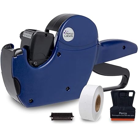 Perco 2 Line 'BEST BY' Date Labels - 80 Rolls (80,000 Labels) For Perco Date Guns, Made In USA