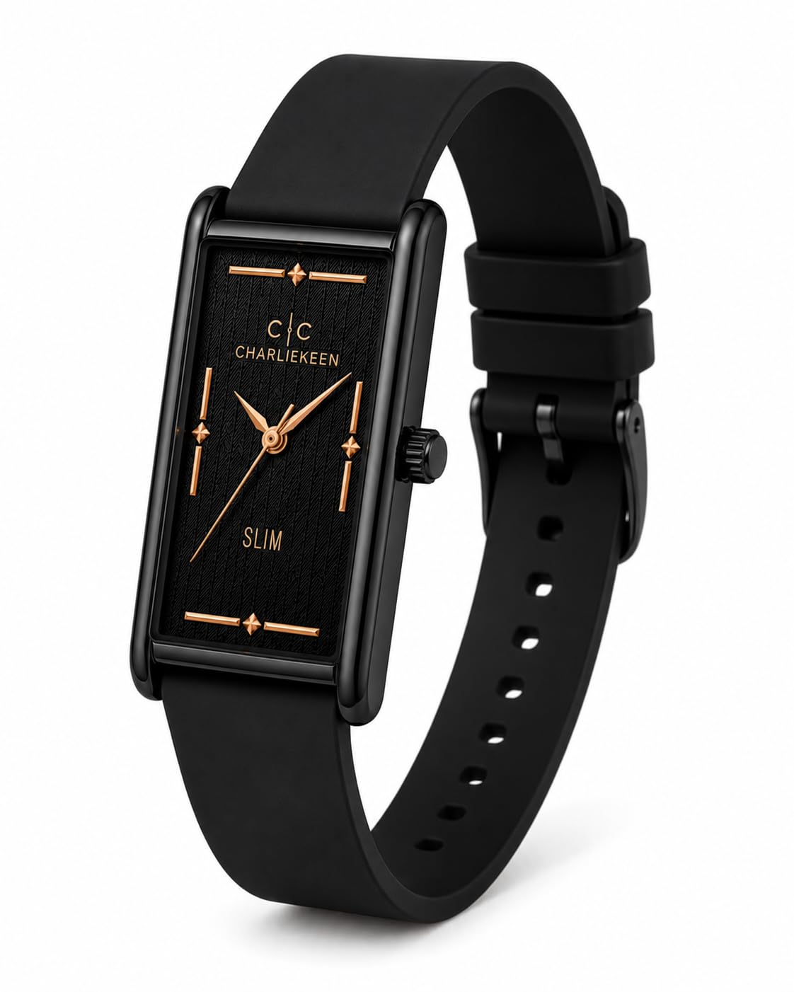 Slim Rectangular Mens Analog Watch-image-11