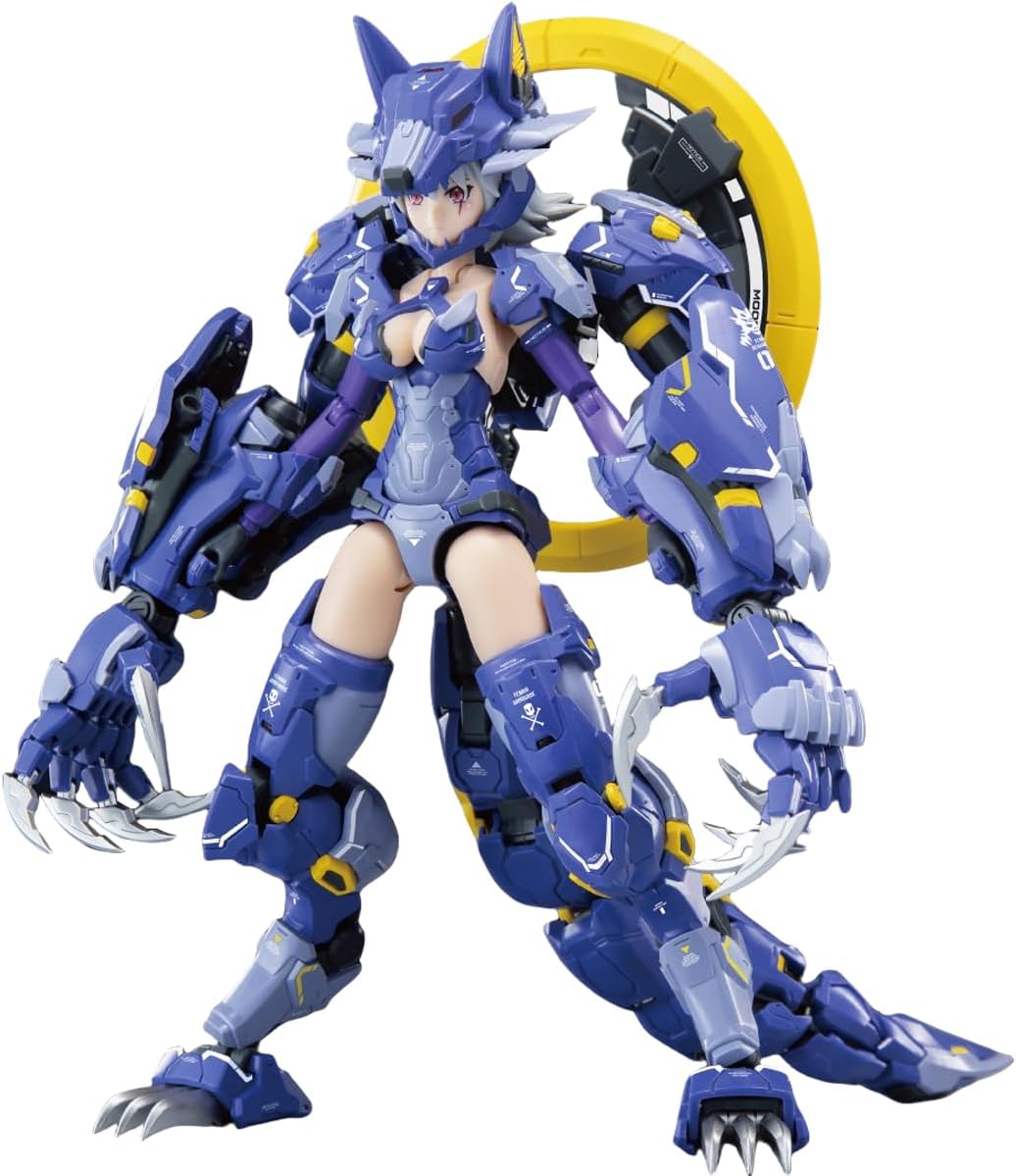 HiPlay 御模道 1/12 フェンリル 機娘 狼娘 EM2023003 色分け済みプラモデル 組み立てキット