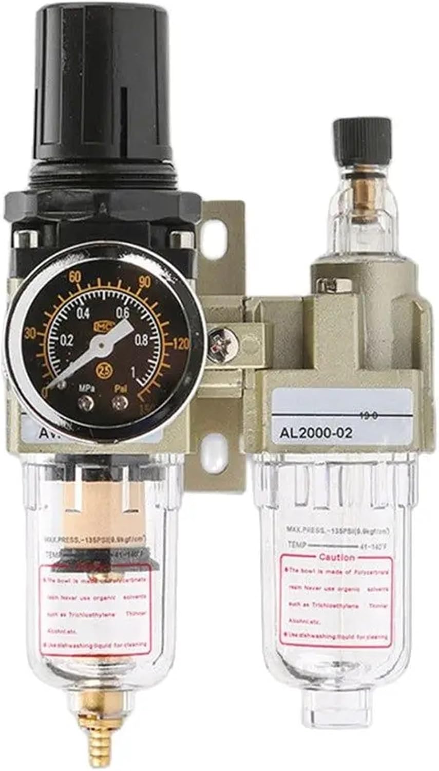 1pc AC2010-020 FRL air treatment compressed air filter pressure regulator lubricator