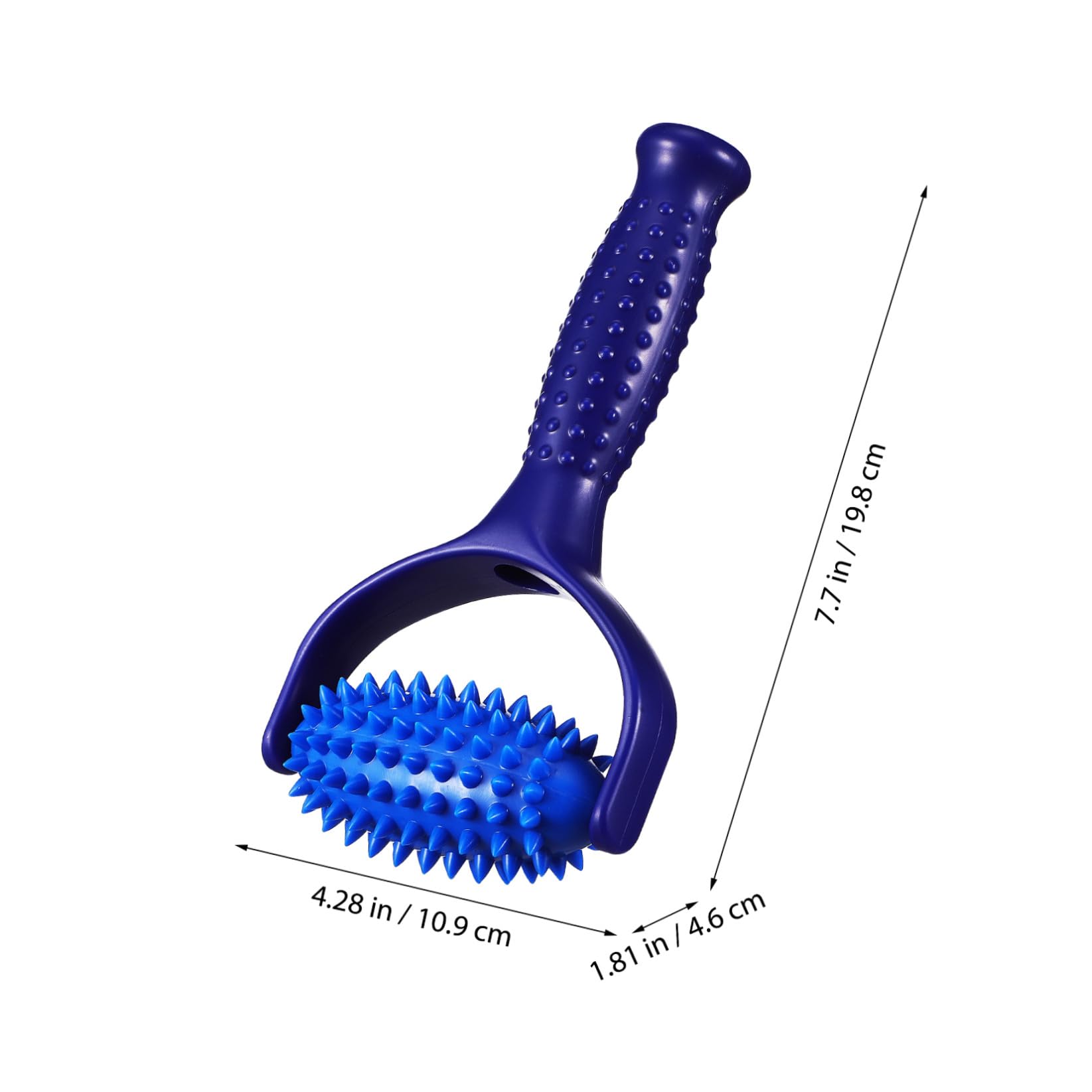 Ipetboom 4pezzi Massaggiatore Manuale Per Schiena e Collo Roller Ergonomico Per Yoga e Relax Strumento Portatile e Massaggiatore Per Gambe e Muscoli Uso Quotidiano e Ufficio