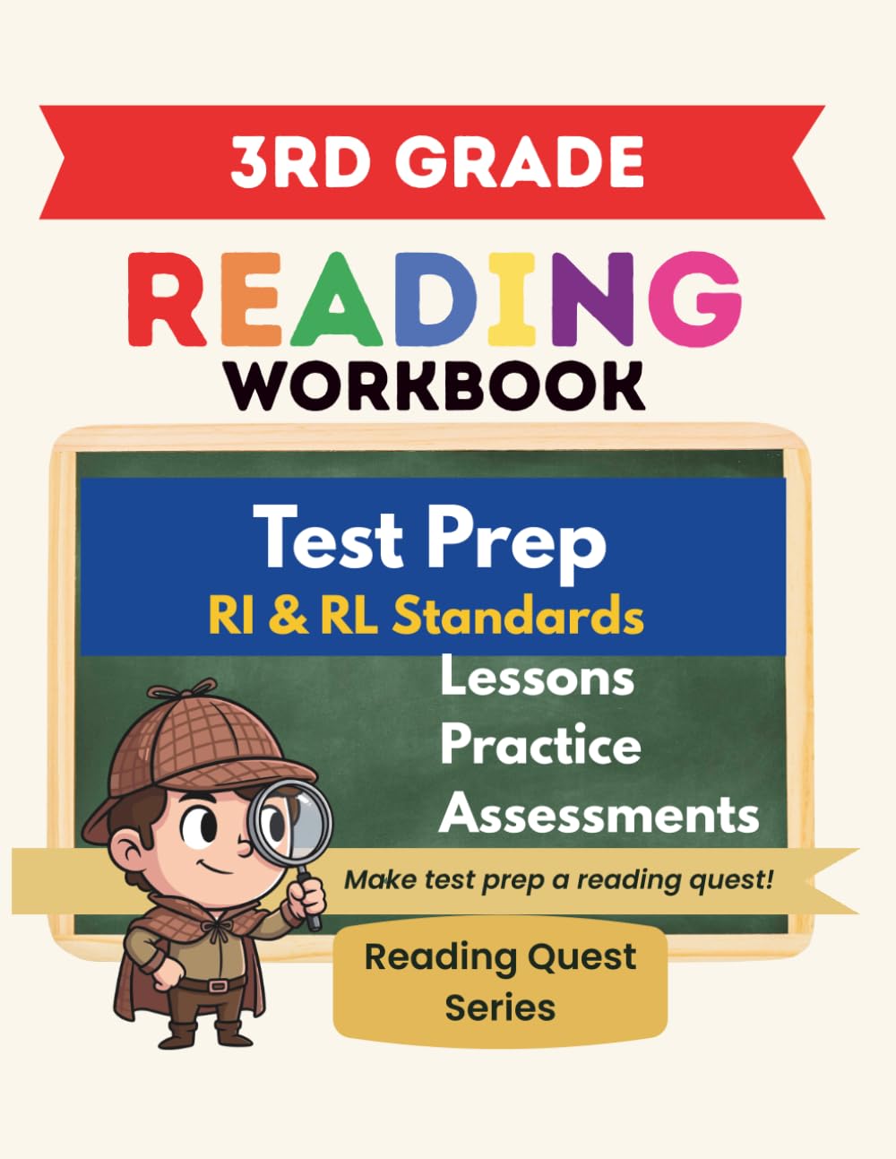 Reading Quest: 3rd Grade Reading Workbook