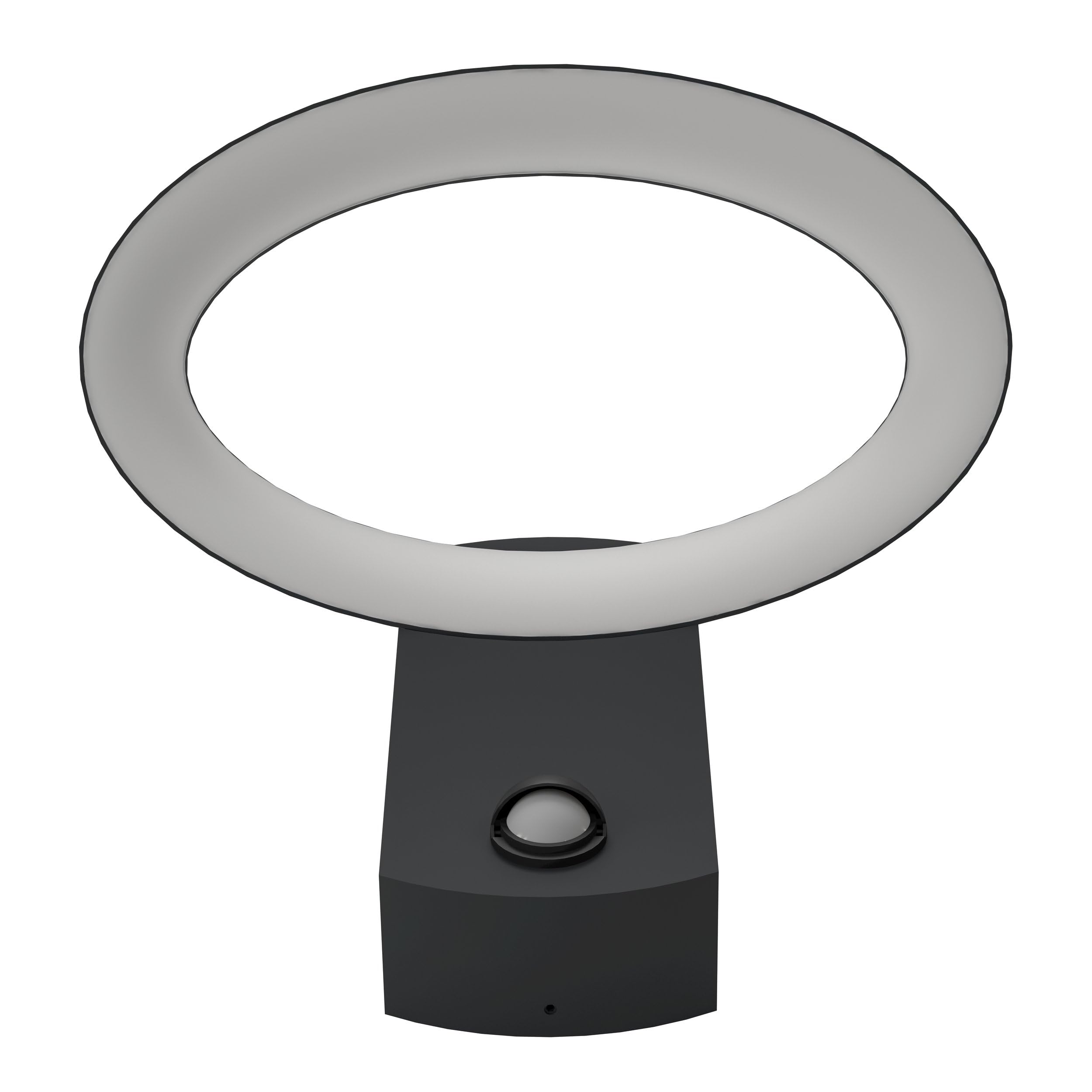 EGLO LED Außen-Wandlampe Pernate 1 flammige Außenleuchte | inkl. Bewegungsmelder, Sensor-Wandleuchte aus Aluguss und Kunststoff, Farbe: Anthrazit, weiß, IP44