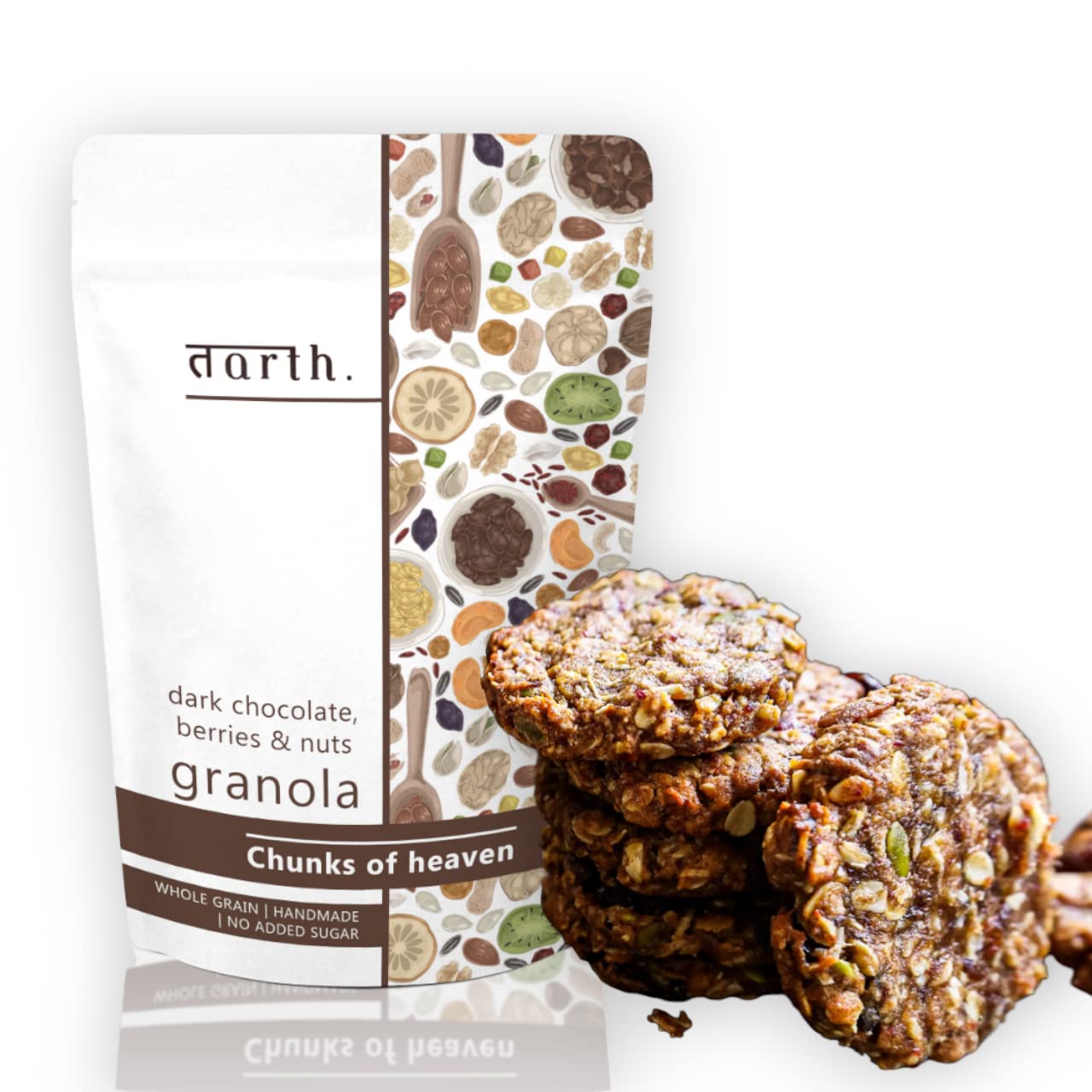 Tarth Chocolate Granola-Date Cookies | Protein Cookies | No sugar Cookies (250g) (B0C46TCN38) Amazon Price History, Amazon Price Tracker