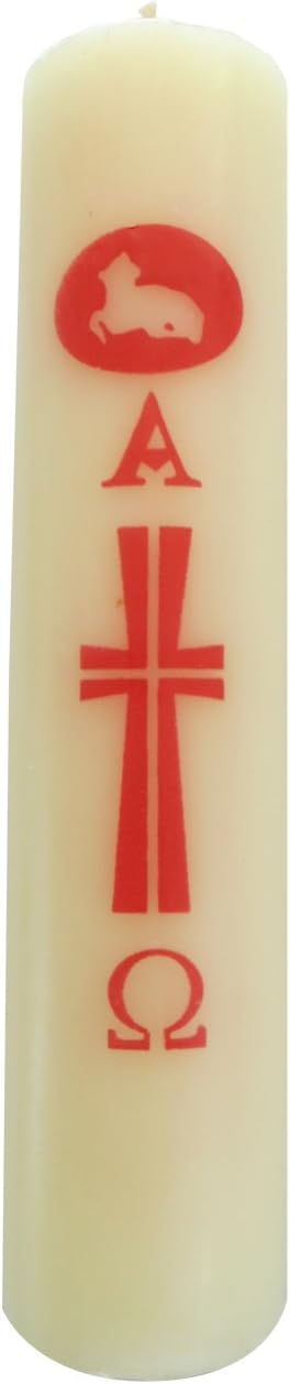 Angelitos de Mexico Printed Easter Paschal Candle Cirio Pascual Semana Santa Holy Week Lent