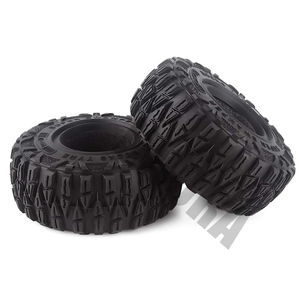 INJORA RC Pneumatici 4pcs 2,2inch Pneumatici in Gomma Ruota RC Accessori per 1:10 RC Rock Crawler Traxxas TRX4 TRX-6 Axial SCX10 90046