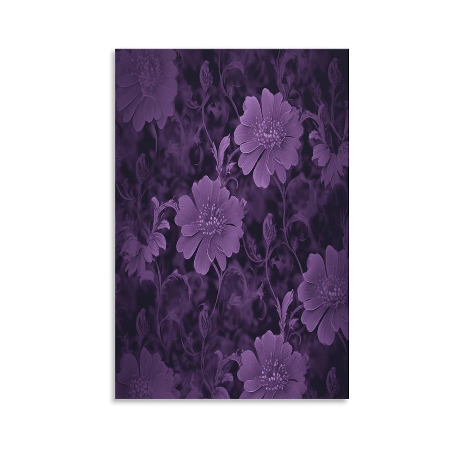 VstaDank Purple Canvas Wall Art on Canvas Prints Artwork Exquisite Decor Artwork Hang Wall Picture Hangable Decor Painting Picture Printed Poster Art for Home Decor 24x36inch(60x90cm)