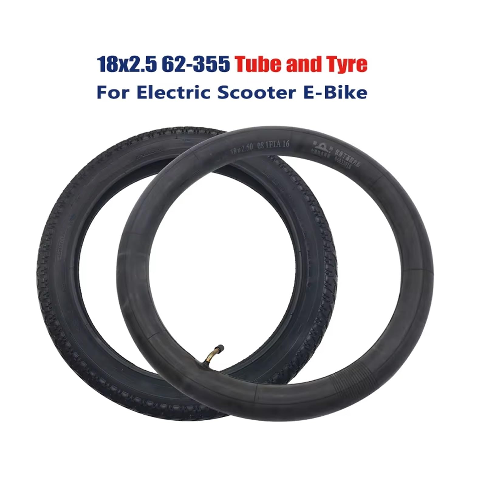 Type de chambre à air de pneu de moto tout-terrain 2,50 x 18, chambres à air de pneu de moto chambres à air en caoutchouc 2,50-18 avec remplacement de tige droite TR4 for moto tout-terrain(1pc)