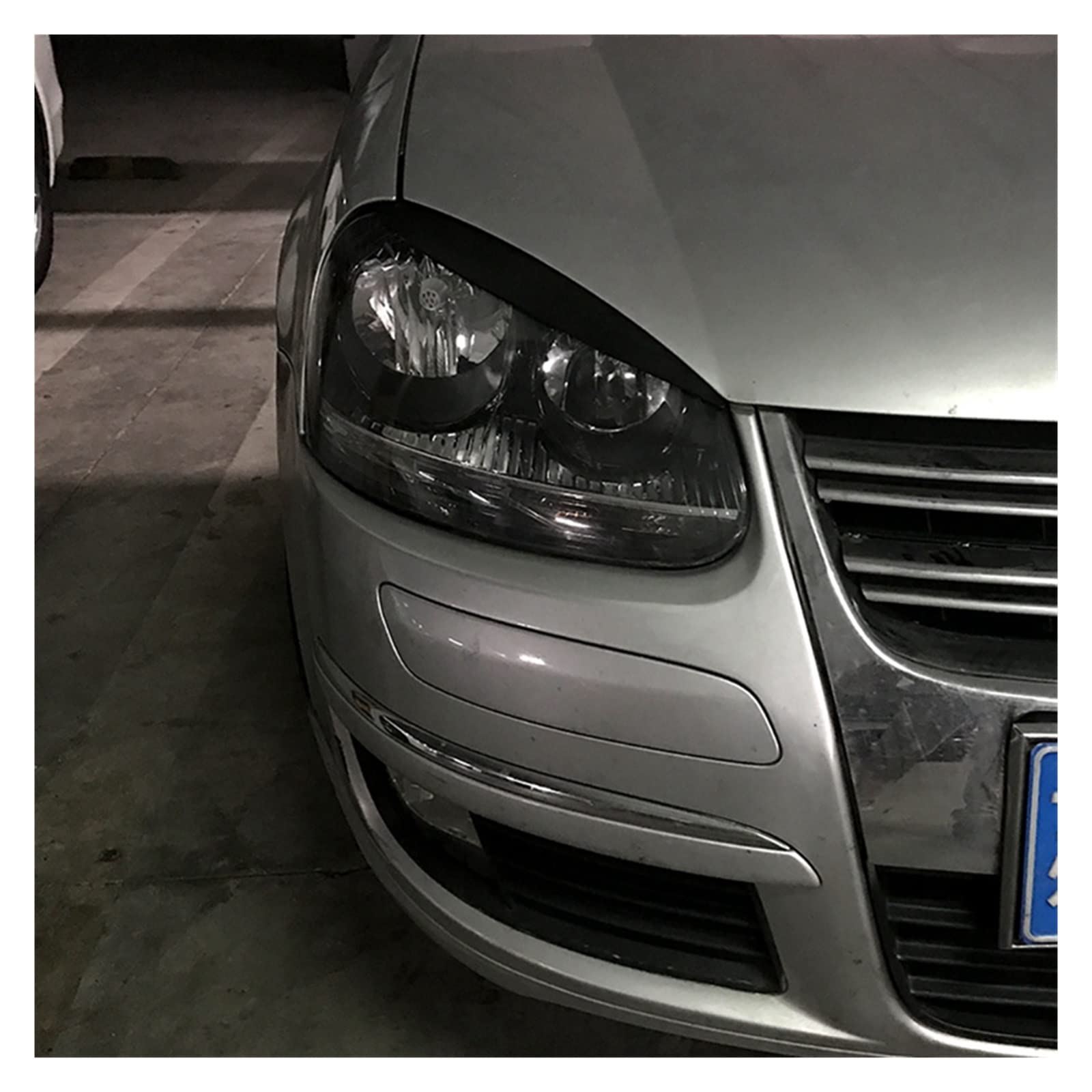 Sopraccigli Fari Per Golf 5 R32 MK5 - Nero, Adesivi E Facili Da Installare - Foto 11