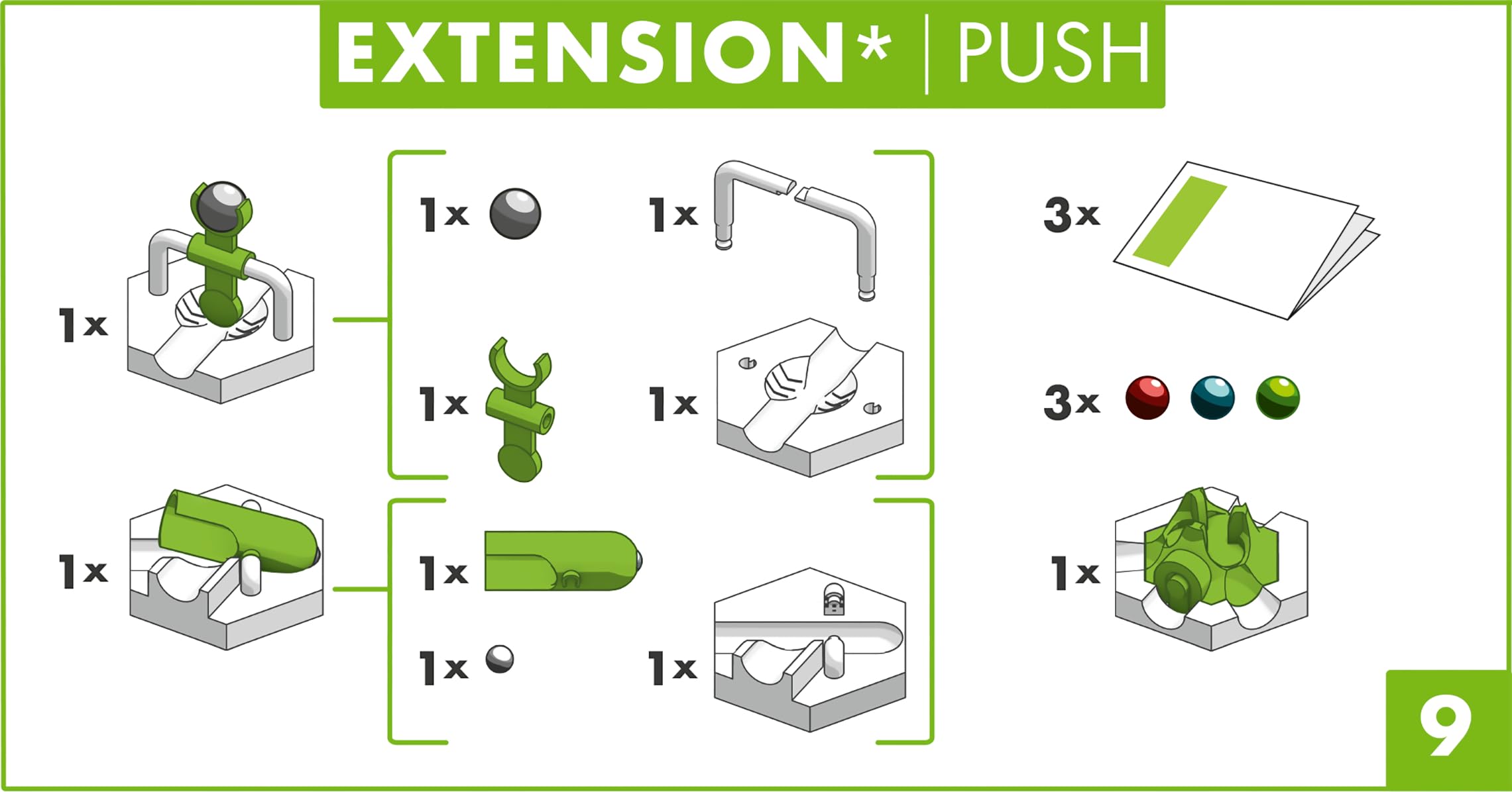 Gravitrax Zestaw Dodatków Push