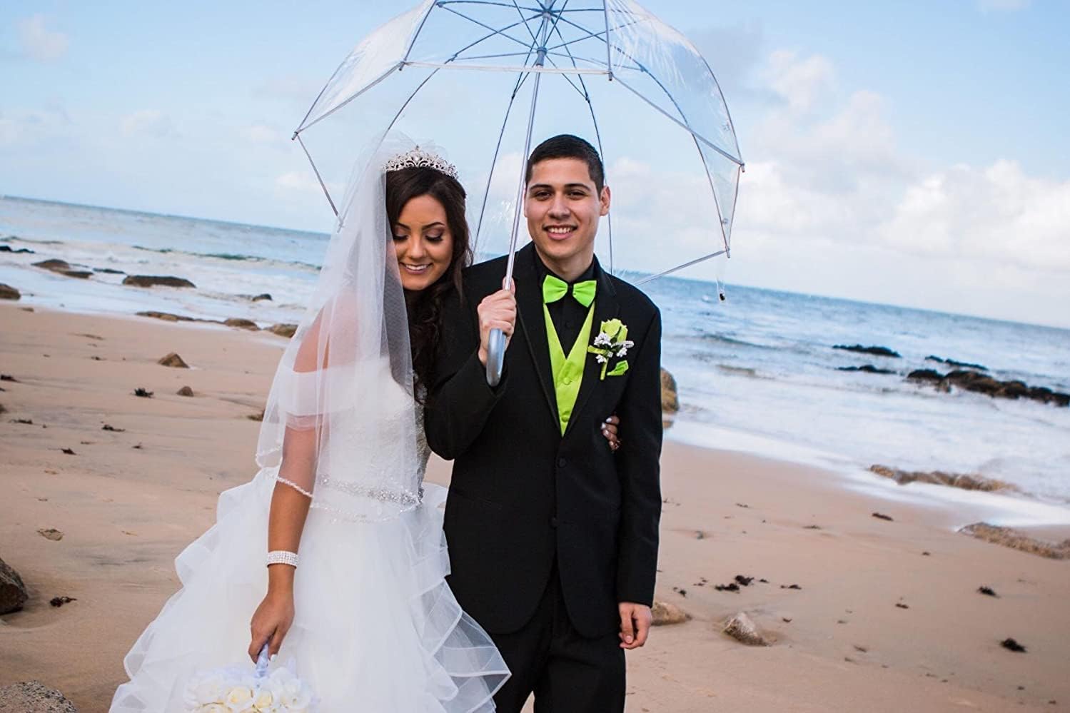 Alizeal Mens Adjustable Pre-tied Solid Bow Tie - Image 6