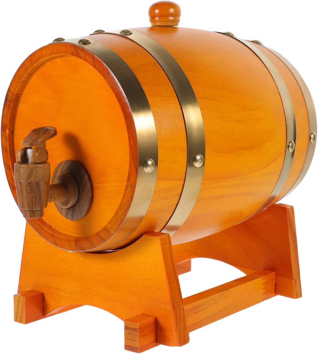 1set Wooden Wine Aging Multipurpose Storage for Red Wine Beer Whiskey Stand and Home Bar Display