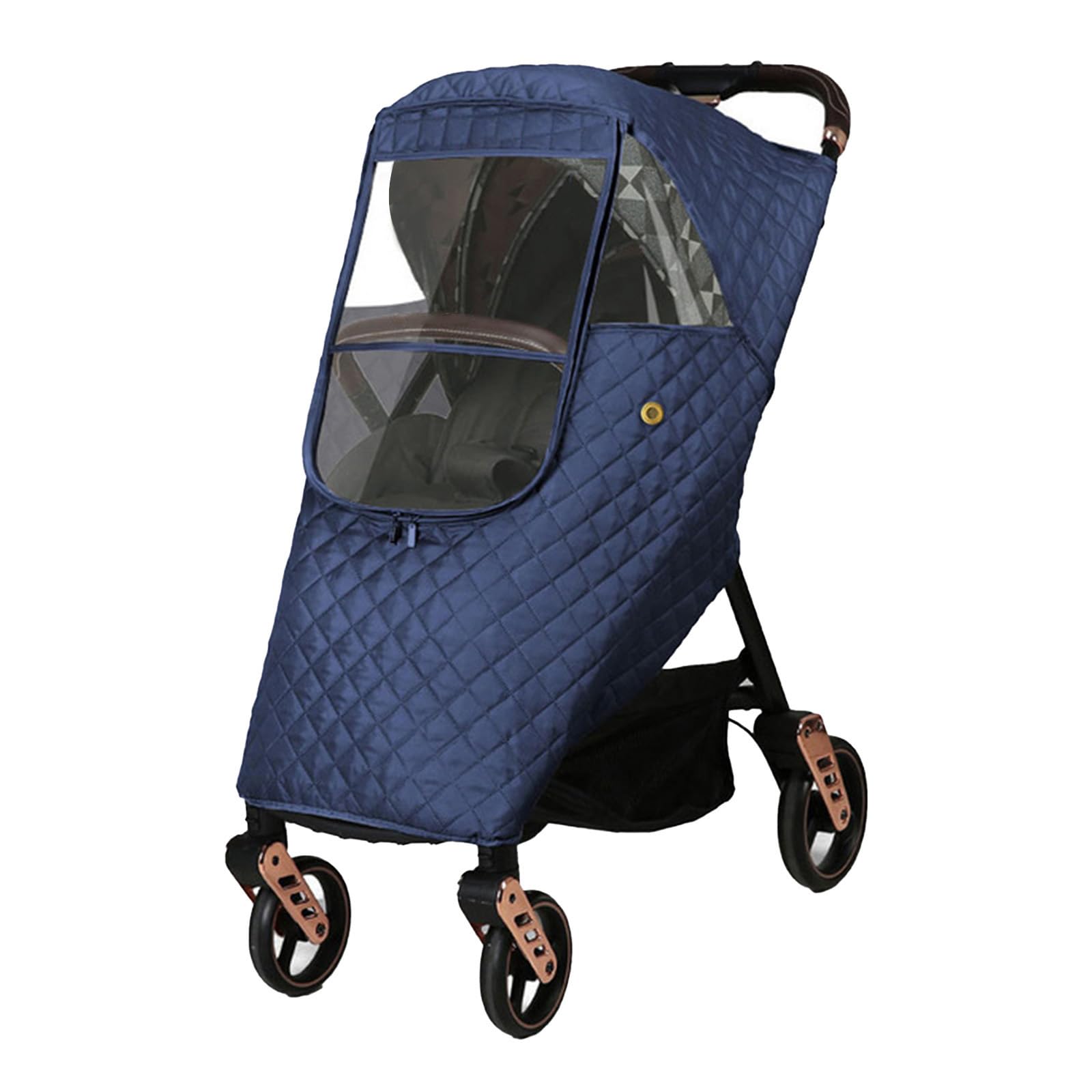 Housse de Pluie Universelle D'hiver pour Poussette de Bébé Coupe-vent Chaude et Matelassée Housse de Voyage Matelassée pour Poussette de Bébé