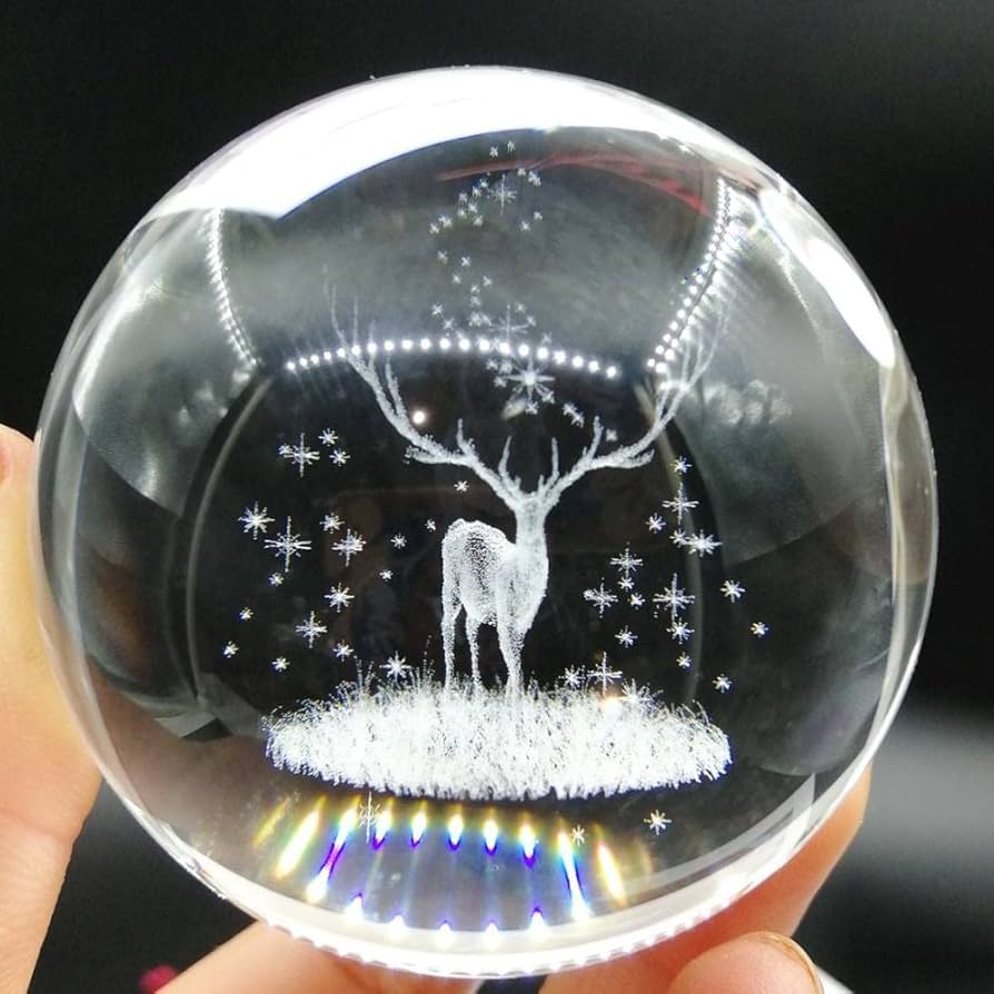 【宇宙に見える】水入り水晶 楽天市場】虹入り 水晶 丸玉 約41mm 穴なし 天然石