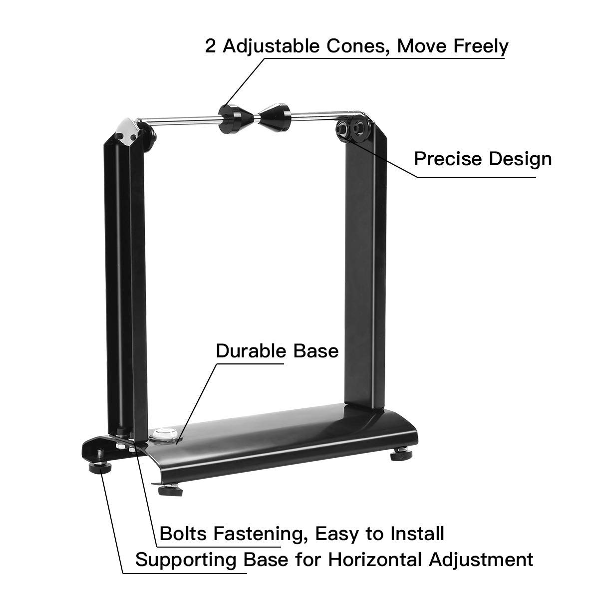 Goplus Wheel Balancer, Rim Tire Balancing Spin Static Truing Stand with