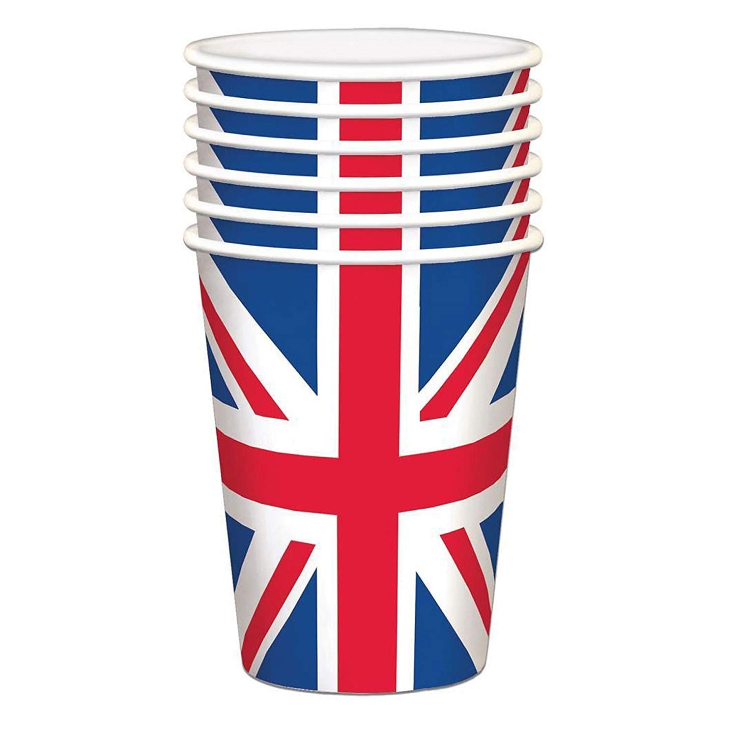 SHATCHI Union Jack Napkin/Cup/Table Cover/Plate Serviettes Tableware Queen's Platinum Jubilee 2022 Party Supplies Britain GB UK Sporting Event Pub BBQ Royal Theme, 10pcs