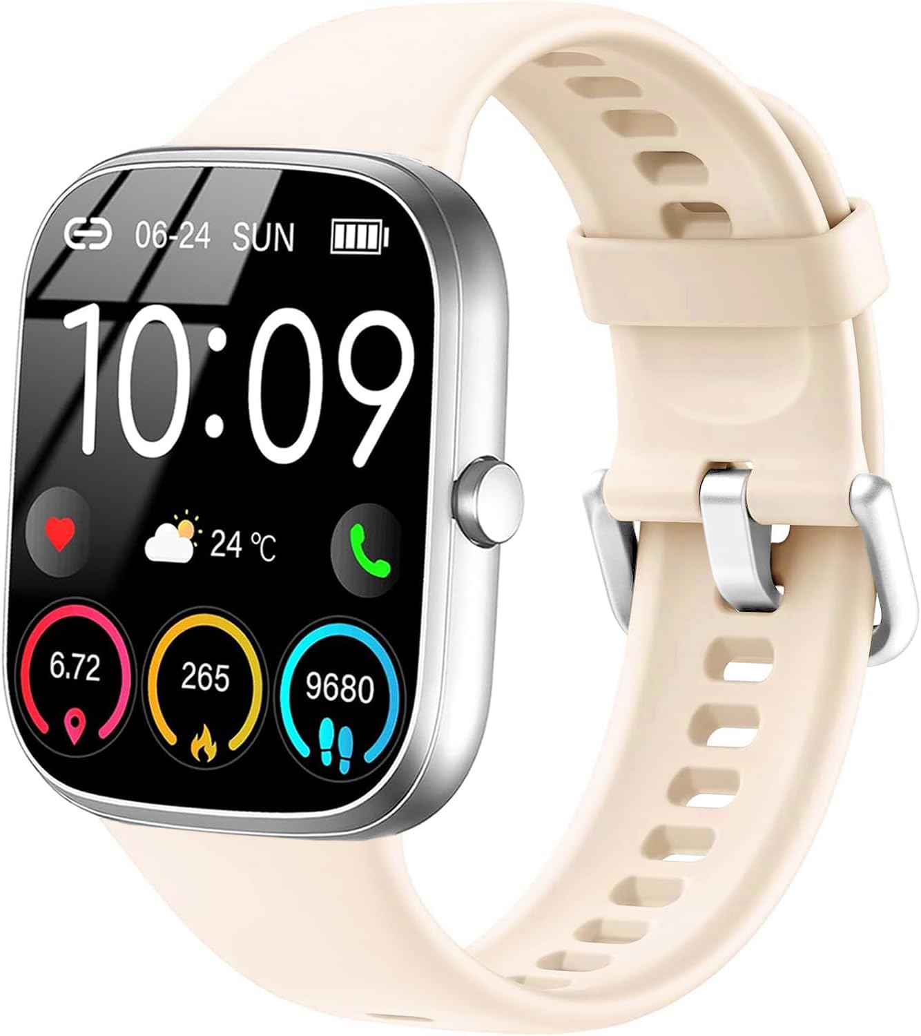 VELULYX Band Compatible with Gloryfit Smart Watch P66/P66D/P72/P95, 22mm Silicone Band for Veryfit I… VELULYX Band Compatible with Gloryfit Smart Watch P66/P66D/P72/P95, 22mm Silicone Band for Veryfit I…