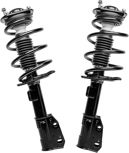 Miniatura 277 de Detroit Axle - Kit de suspensión delantera de 10 piezas para Chevy Aveo Aveo5 Pontiac G3 Wave 2 Ready Struts Assembly 2 Enlaces de barra