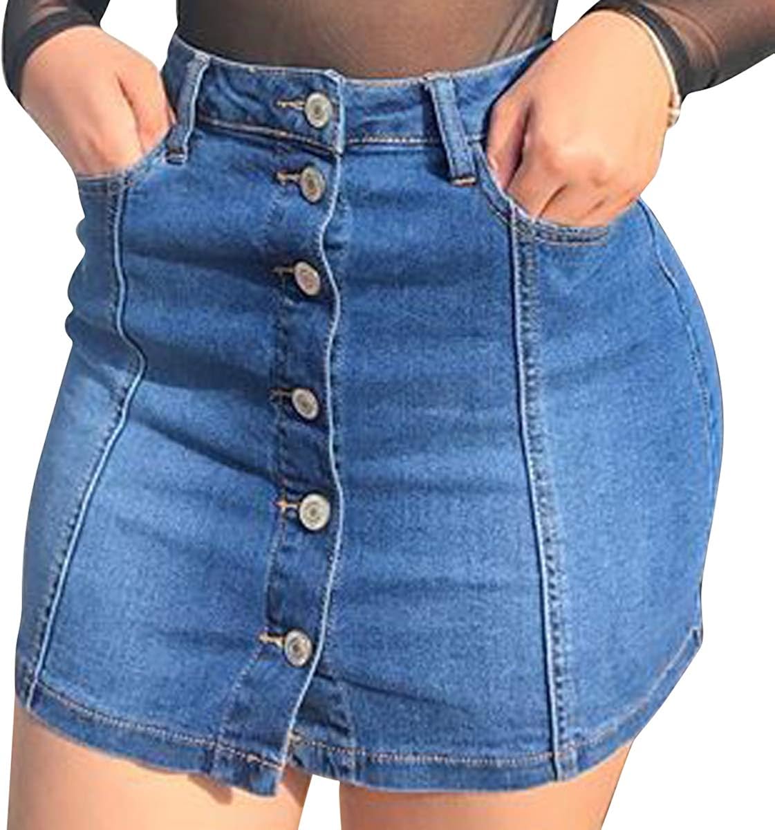 Jeans short skirt and top Outlet