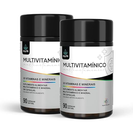 Kit 2 Potes Multivitamínico Para Todas as Idades, Total 180 Cápsulas