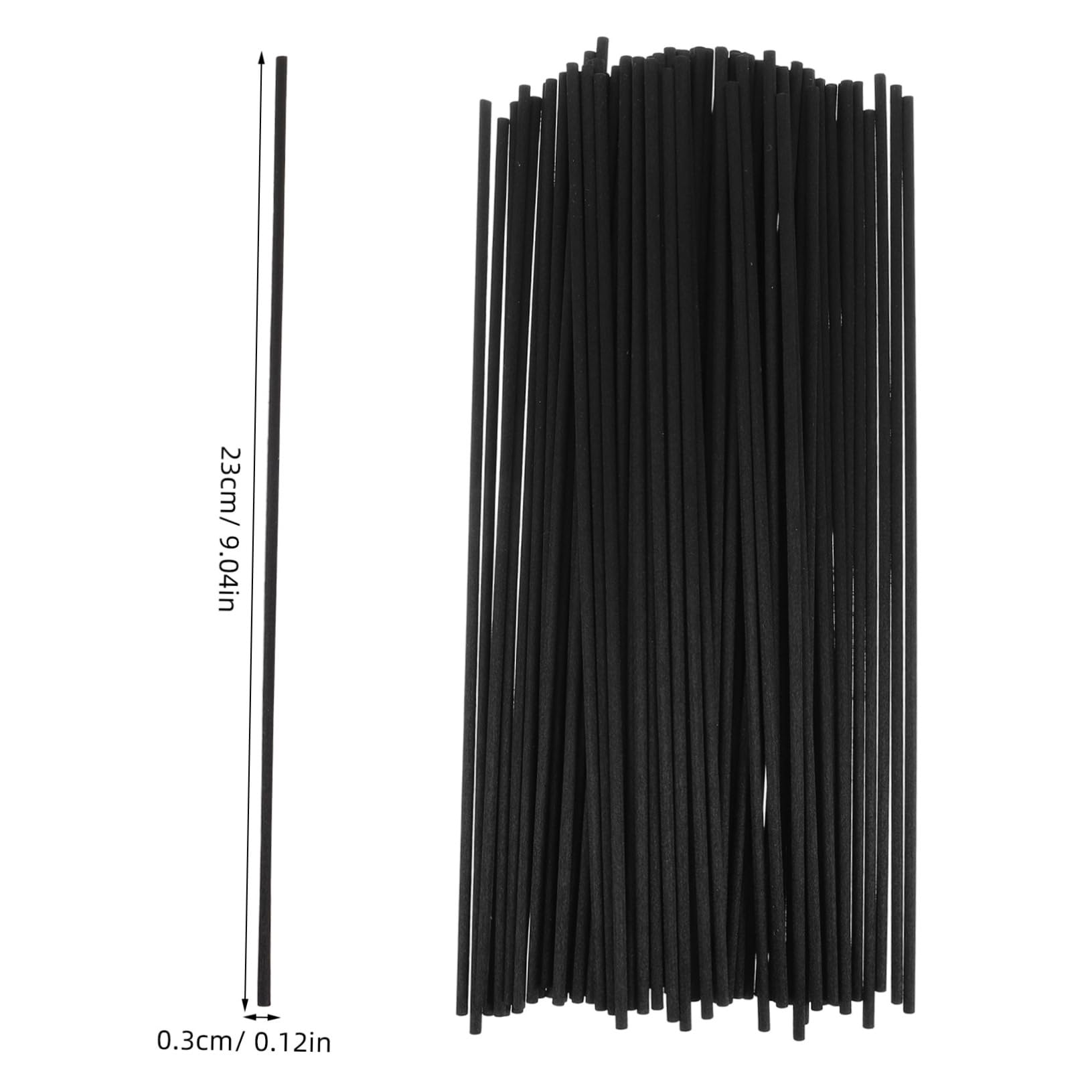 GLEAVI Essential Oil Diffuser Sticks Set 100pcs Natural Fibre Sticks for Home Office Scent Diffusers