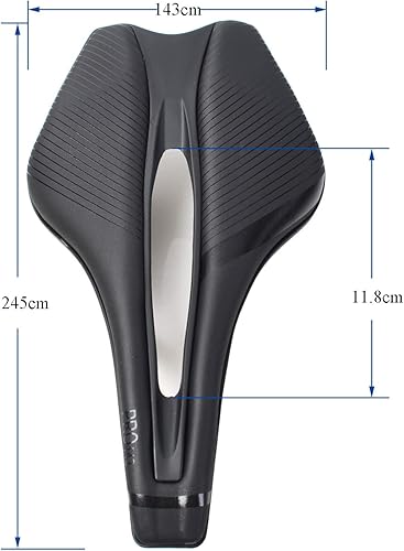 Miniatura 7 de ThinkTop Ultraligero profesional bicicleta sillín PU transpirable gel relleno de sílice suave asiento cojín MTB bicicleta de carretera sillín de