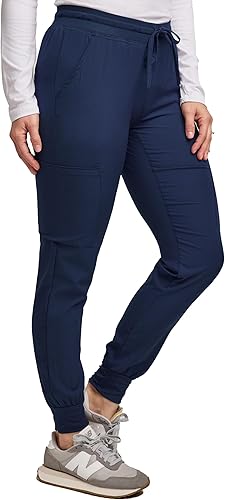 Green Town Pantalón médico de enfermería para mujer GT Performance