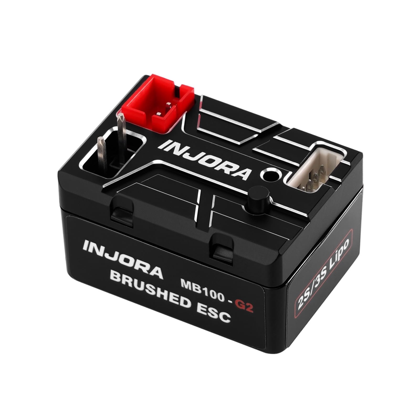 INJORA Brushed Mini ESC 20A for 1/24 1/18 RC Crawler SCX24 AX24 TRX4M FCX24 FCX18 Upgrade (V3)