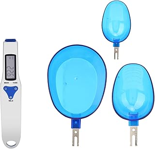 Balance à Cuillère Numérique, Cuillère à Fente 500g/0,1g œuf poché, Balance de Cuisine LCD Portable Balance à Cuillère Numérique pour Beurre, Farine, Lait en Poudre, Crème, thé,