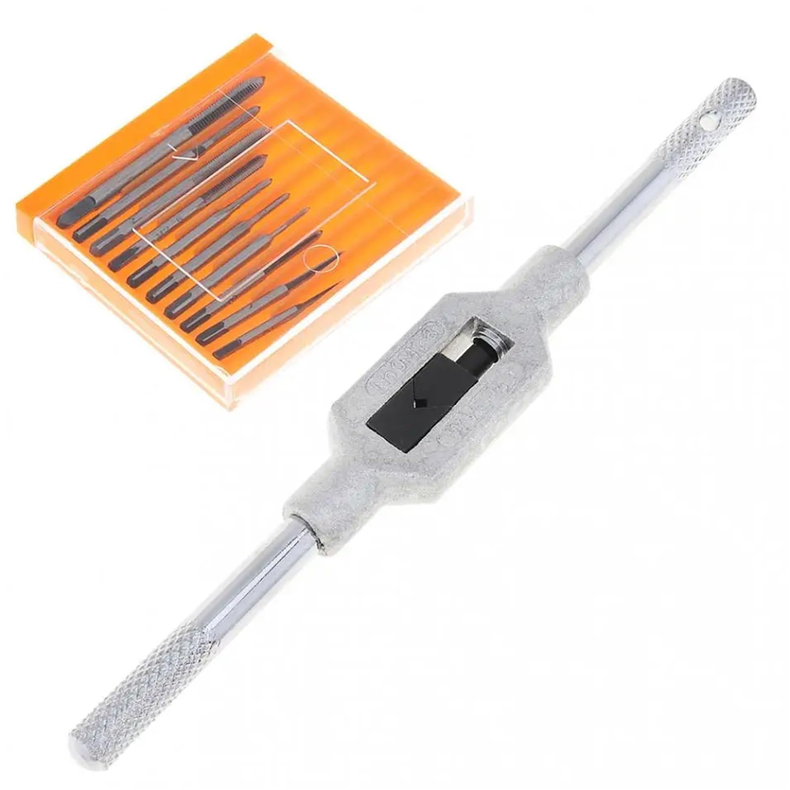 Juego de 11 machos de roscar métricos de Acero de Alta Velocidad, Rosca Manual, Llave de Macho Ajustable, M1-M3.5, Herramienta de reparación para carpintería