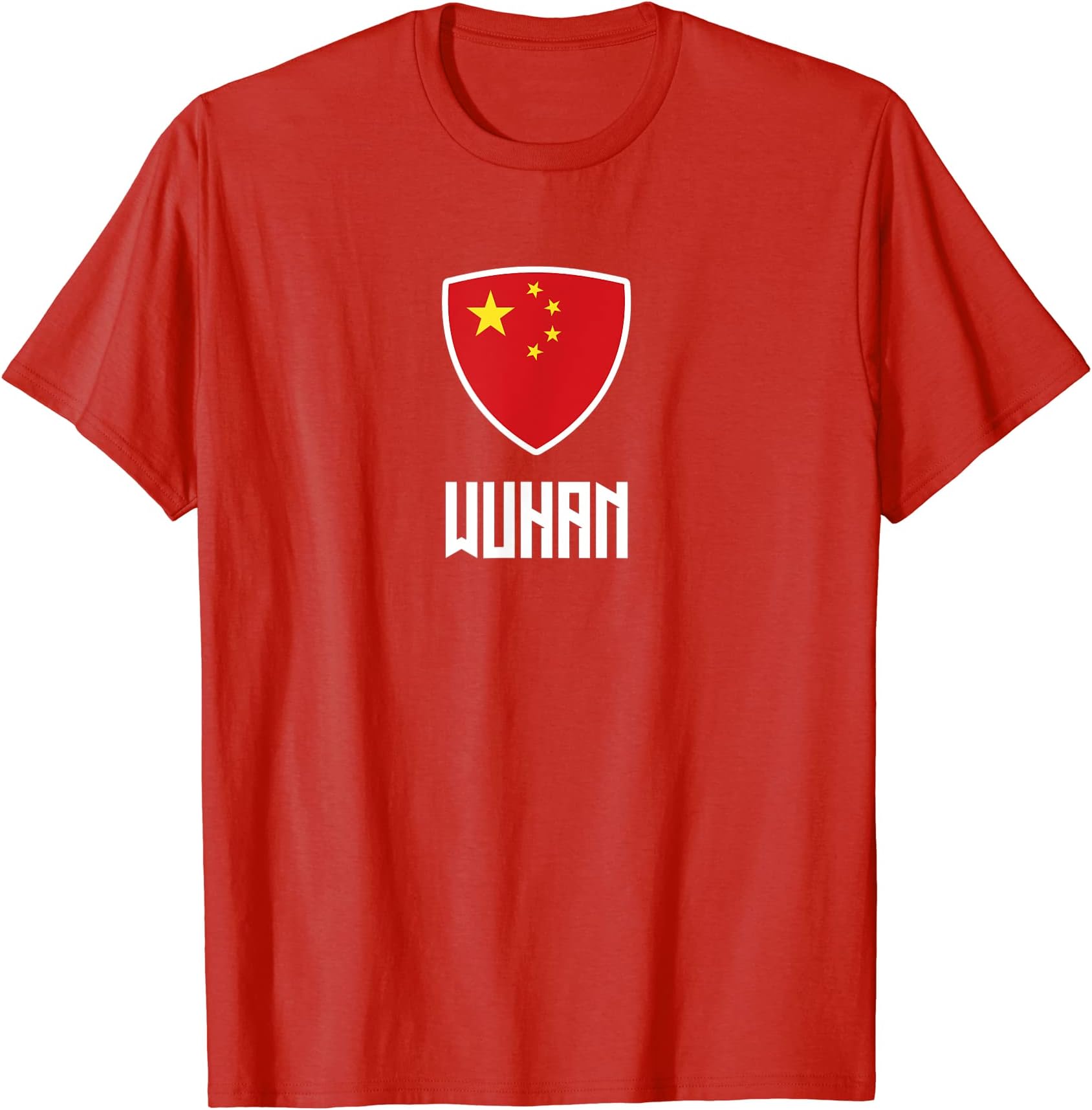 Wuhan Chinese Flag Roots Heritage China T-Shirt