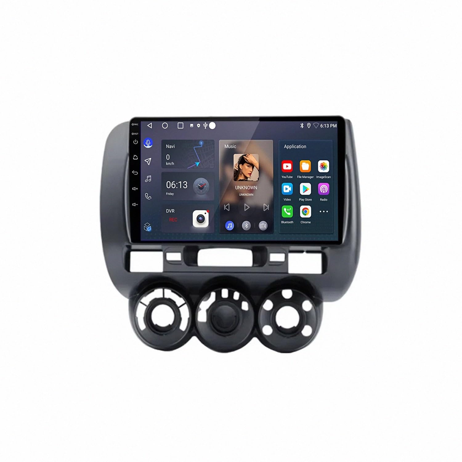 Radio Carplay para Honda Jazz 2002-2007 con pantalla táctil HD, Bluetooth y cámara trasera 8