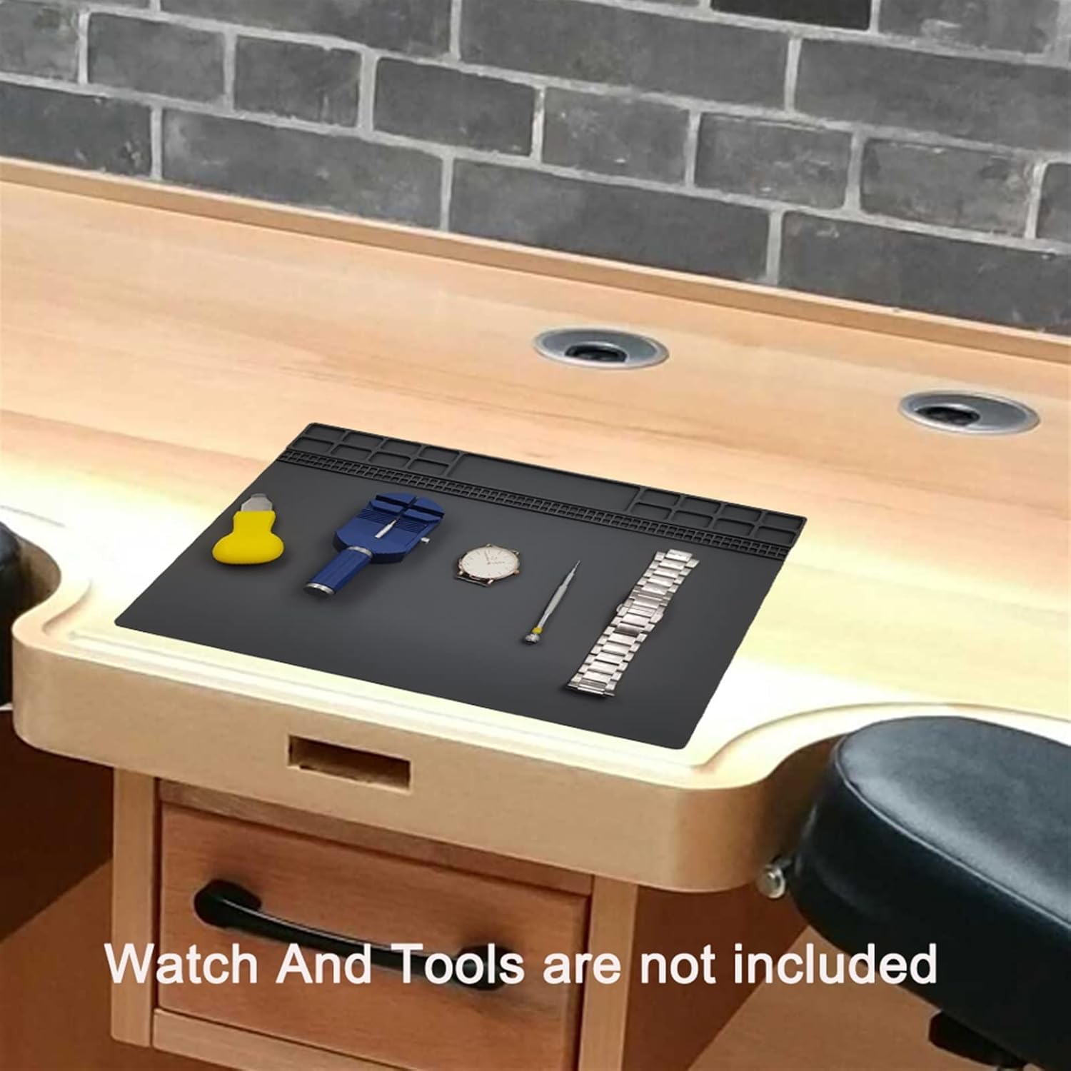 Watch Repair Pad Super Soft Non-Slip High Temperature Resistant Watch Silicone Pad Watch Repair Tool Watchmaker Watch Repair Tool Kit