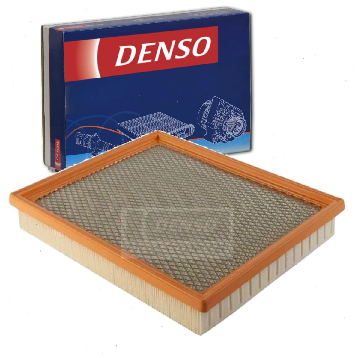 DENSO Air Filter compatible with Jeep Grand Cherokee 4.0L 4.7L 5.2L 5.9L L6 V8 1993-2004